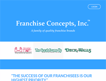 Tablet Screenshot of franchiseconceptsinc.com